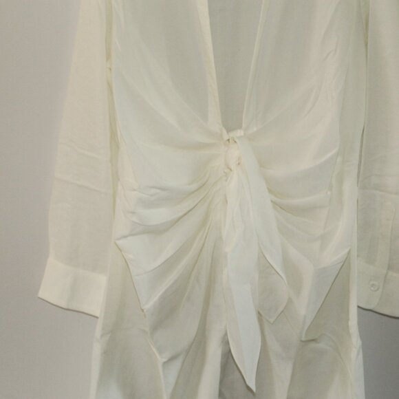 Choosy Crosby Plunging Shirt Dress Size 20 - Picture 4 of 14